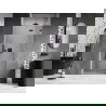 Mexen Lunar drzwi prysznicowe uchylne prawe 115 cm, transparent, gun metal - 834-115-000-95-00-P