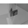 Mexen Lunar drzwi prysznicowe uchylne prawe 135 cm, transparent, gun metal - 834-135-000-95-00-P