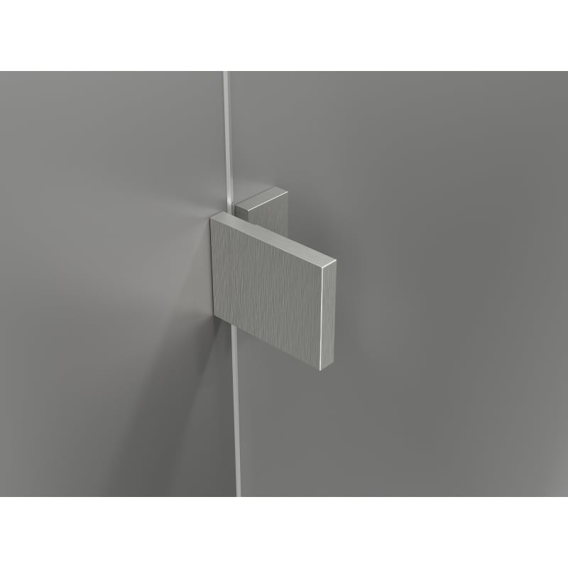 Mexen Lunar drzwi prysznicowe uchylne prawe 100 cm, transparent, nikiel szczotkowany - 834-100-000-97-00-P