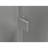 Mexen Lunar drzwi prysznicowe uchylne prawe 100 cm, transparent, nikiel szczotkowany - 834-100-000-97-00-P