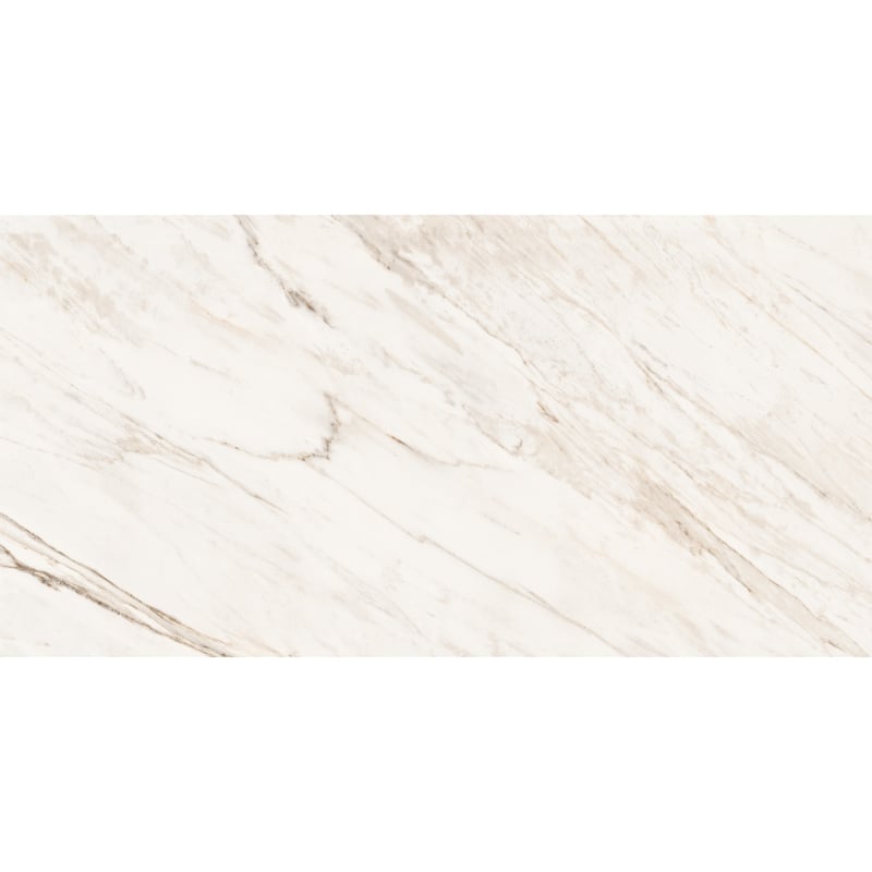 Mexen Angelo White gres szkliwiony rekt. G1, płytka podłogowo-ścienna 120 x 60 cm, połysk - TL156-120-060-00