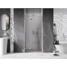 Mexen Lunar L drzwi prysznicowe uchylne lewe 80 cm, transparent, chrom - 834L-080-000-01-00-L
