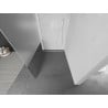 Mexen Kioto ścianka prysznicowa Walk-in 90 x 200 cm, transparent/szron 8 mm, biała - 800-090-101-20-35