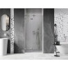 Mexen Lunar L drzwi prysznicowe uchylne lewe 85 cm, transparent, chrom - 834L-085-000-01-00-L
