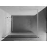 Mexen Kioto ścianka prysznicowa Walk-in 90 x 200 cm, transparent/szron 8 mm, biała - 800-090-101-20-35