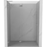 Mexen Lunar L drzwi prysznicowe uchylne lewe 135 cm, transparent, chrom - 834L-135-000-01-00-L