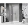 Mexen Lunar L drzwi prysznicowe uchylne lewe 140 cm, transparent, chrom - 834L-140-000-01-00-L