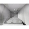 Mexen Lunar L drzwi prysznicowe uchylne lewe 90 cm, transparent, białe - 834L-090-000-20-00-L