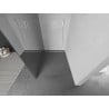 Mexen Kioto ścianka prysznicowa Walk-in 80 x 200 cm, lustro 8 mm, biała - 800-080-101-20-50