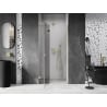 Mexen Lunar L drzwi prysznicowe uchylne lewe 115 cm, transparent, złote - 834L-115-000-50-00-L