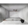Mexen Lunar L drzwi prysznicowe uchylne lewe 130 cm, transparent, różowe złoto - 834L-130-000-60-00-L
