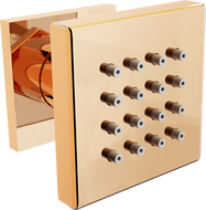 Mexen dysza boczna natynkowa, różowe złoto - 79360-60