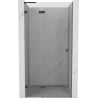 Mexen Lunar L drzwi prysznicowe uchylne lewe 100 cm, transparent, gun gray szczotkowany - 834L-100-000-66-00-L