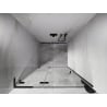 Mexen Lunar L drzwi prysznicowe uchylne lewe 100 cm, transparent, gun gray szczotkowany - 834L-100-000-66-00-L