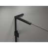 Mexen Lunar L drzwi prysznicowe uchylne lewe 80 cm, transparent, czarne - 834L-080-000-70-00-L