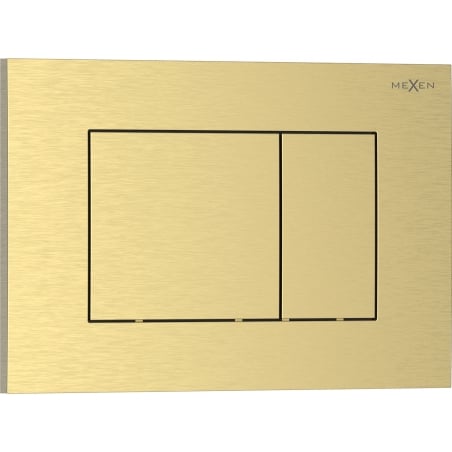 Mexen Tex 02 przycisk spłukujący, złoty szczotkowany - 6102-11