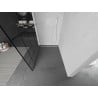 Mexen Kioto ścianka prysznicowa Walk-in 120 x 200 cm, czarny wzór 8 mm, biała - 800-120-101-20-78
