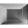 Mexen Kioto ścianka prysznicowa Walk-in 90 x 200 cm, biały wzór 8 mm, biała - 800-090-101-20-85
