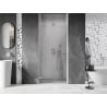 Mexen Lunar-B drzwi prysznicowe uchylne lewe 80 cm, transparent, chrom - 832-080-000-01-00-L