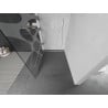 Mexen Kioto ścianka prysznicowa Walk-in 90 x 200 cm, biała fala 8 mm, biała - 800-090-101-20-97