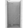 Mexen Lunar L drzwi prysznicowe uchylne lewe 115 cm, transparent, nikiel szczotkowany - 834L-115-000-97-00-L
