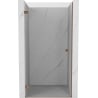 Mexen Lunar-B drzwi prysznicowe uchylne lewe 60 cm, transparent, różowe złoto - 832-060-000-60-00-L