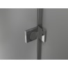 Mexen Lunar L drzwi prysznicowe uchylne prawe 95 cm, transparent, chrom - 834L-095-000-01-00-P