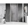 Mexen Lunar L drzwi prysznicowe uchylne prawe 120 cm, transparent, chrom - 834L-120-000-01-00-P