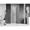 Mexen Lunar L drzwi prysznicowe uchylne prawe 120 cm, transparent, chrom - 834L-120-000-01-00-P