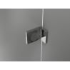 Mexen Lunar L drzwi prysznicowe uchylne prawe 135 cm, transparent, chrom - 834L-135-000-01-00-P