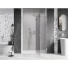 Mexen Lunar L drzwi prysznicowe uchylne prawe 135 cm, transparent, chrom - 834L-135-000-01-00-P