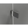 Mexen Lunar-B drzwi prysznicowe uchylne lewe 95 cm, transparent, gun gray szczotkowany - 832-095-000-66-00-L