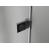 Mexen Lunar-B drzwi prysznicowe uchylne lewe 95 cm, transparent, gun gray szczotkowany - 832-095-000-66-00-L