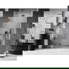 Mexen Lunar-B drzwi prysznicowe uchylne lewe 65 cm, transparent, czarne - 832-065-000-70-00-L
