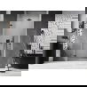 Mexen Lunar-B drzwi prysznicowe uchylne lewe 65 cm, transparent, czarne - 832-065-000-70-00-L