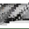 Mexen Lunar-B drzwi prysznicowe uchylne lewe 75 cm, transparent, czarne - 832-075-000-70-00-L