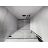 Mexen Lunar-B drzwi prysznicowe uchylne lewe 85 cm, transparent, czarne - 832-085-000-70-00-L