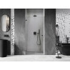 Mexen Lunar-B drzwi prysznicowe uchylne lewe 95 cm, transparent, gun metal - 832-095-000-95-00-L