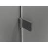 Mexen Lunar-B drzwi prysznicowe uchylne lewe 95 cm, transparent, gun metal - 832-095-000-95-00-L
