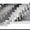 Mexen Lunar-B drzwi prysznicowe uchylne lewe 70 cm, transparent, nikiel szczotkowany - 832-070-000-97-00-L