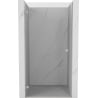 Mexen Lunar-B drzwi prysznicowe uchylne lewe 75 cm, transparent, nikiel szczotkowany - 832-075-000-97-00-L