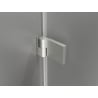 Mexen Lunar-B drzwi prysznicowe uchylne lewe 80 cm, transparent, nikiel szczotkowany - 832-080-000-97-00-L