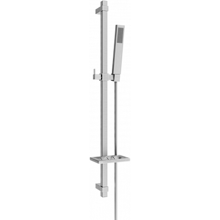 Mexen DQ00 zestaw prysznicowy suwany, gun gray szczotkowany - 785004581-66