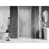 Mexen Lunar-B drzwi prysznicowe uchylne prawe 85 cm, transparent, chrom - 832-085-000-01-00-P