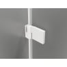 Mexen Lunar-B drzwi prysznicowe uchylne prawe 65 cm, transparent, białe - 832-065-000-20-00-P