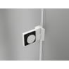 Mexen Lunar-B drzwi prysznicowe uchylne prawe 65 cm, transparent, białe - 832-065-000-20-00-P