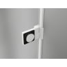 Mexen Lunar-B drzwi prysznicowe uchylne prawe 65 cm, transparent, białe - 832-065-000-20-00-P