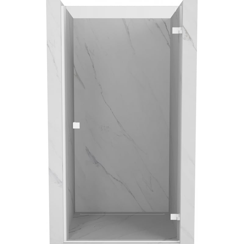 Mexen Lunar-B drzwi prysznicowe uchylne prawe 65 cm, transparent, białe - 832-065-000-20-00-P