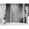 Mexen Lunar-B drzwi prysznicowe uchylne prawe 65 cm, transparent, białe - 832-065-000-20-00-P