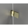 Mexen Lunar-B drzwi prysznicowe uchylne prawe 65 cm, transparent, złote - 832-065-000-50-00-P